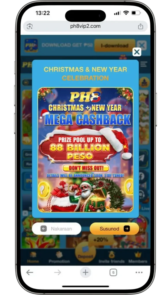 I download ang Ph8 App